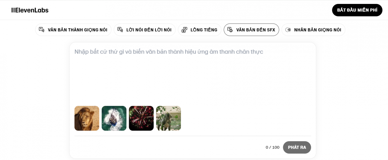 Điểm nổi bật Elevenlabs AI