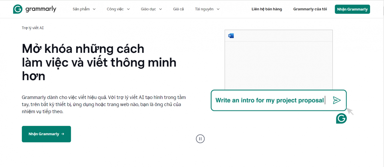 Giới thiệu Gramarly premium