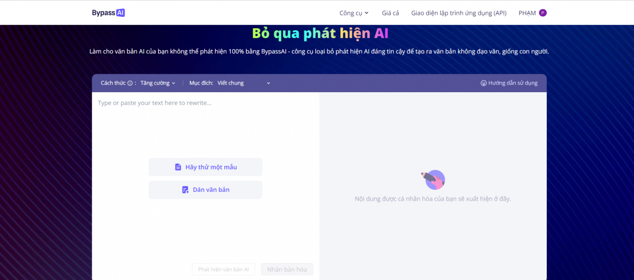 Giới thiệu về Bypass AI