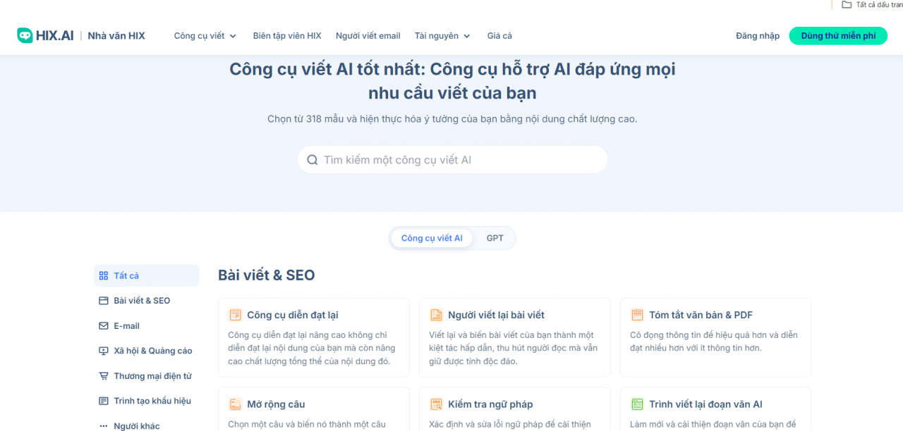 Giới thiệu về HIX AI