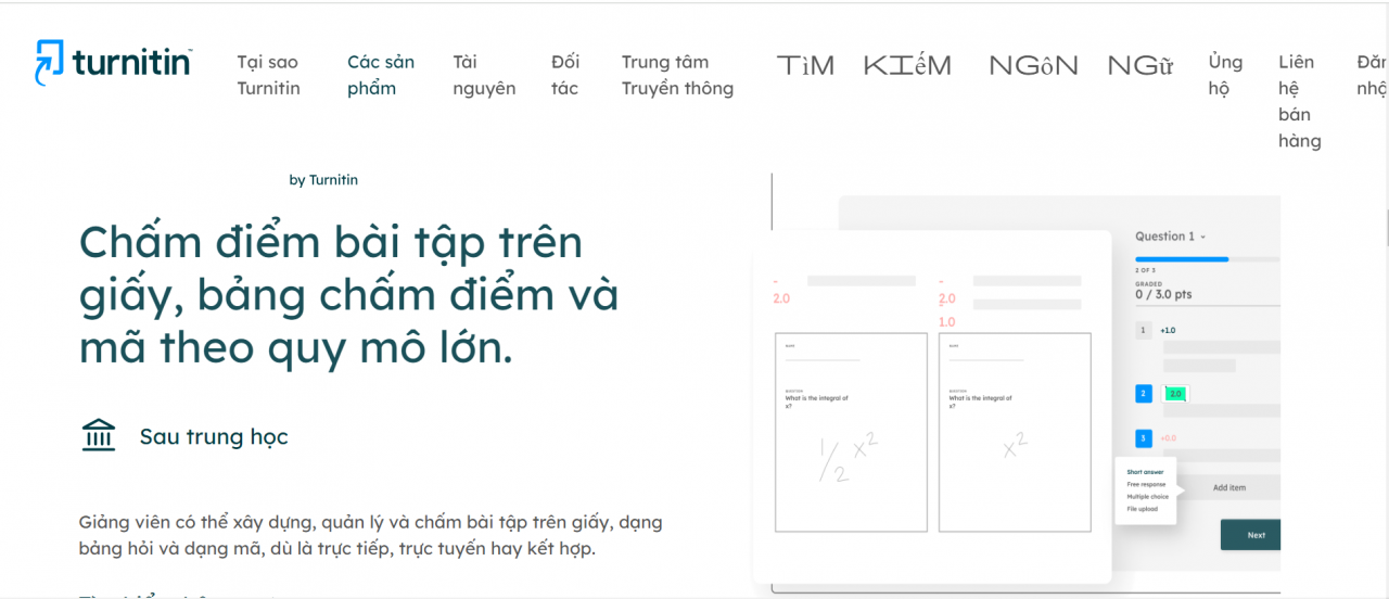 Lý do lựa chọn Turnitin check đạo văn AI