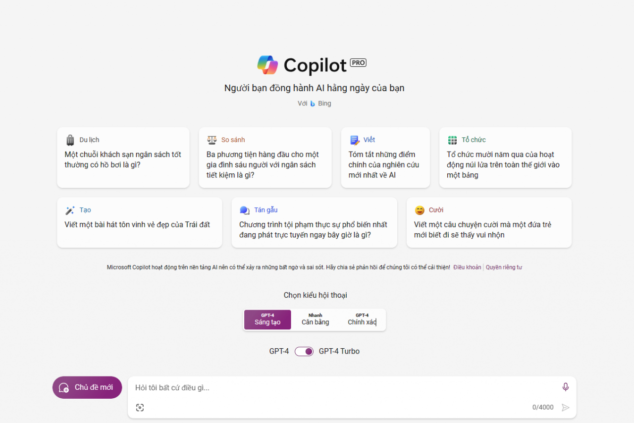 Tài khoản Copilot Pro