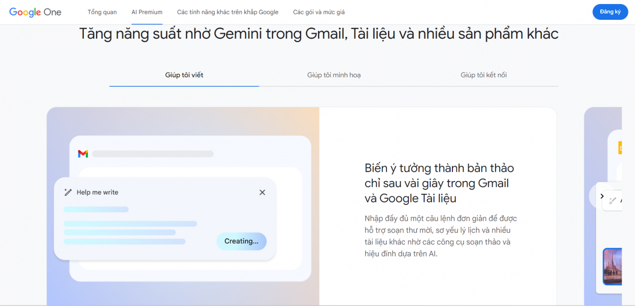 Tăng năng suất nhờ Gemini trong gmail, tài liệu