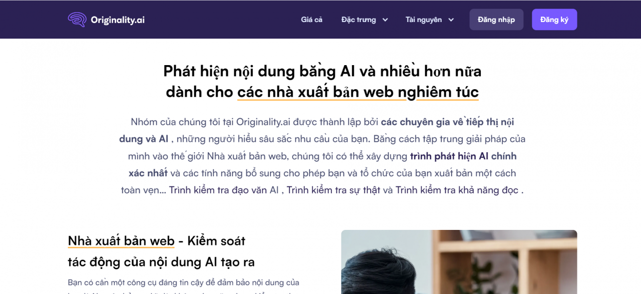 Tính năng vượt trội của Originally AI