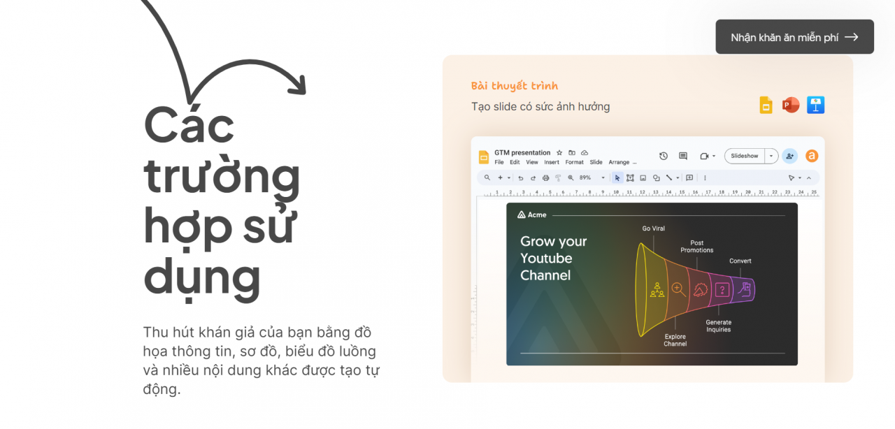 Ứng dụng của Napkin AI